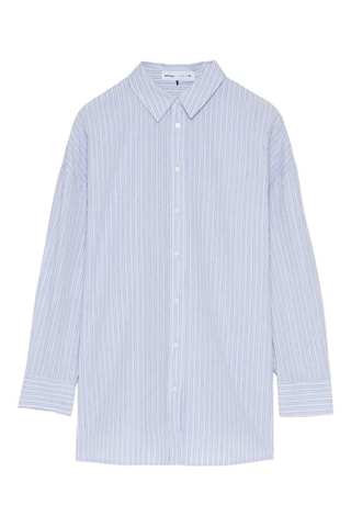 Camicia oversize - Celeste