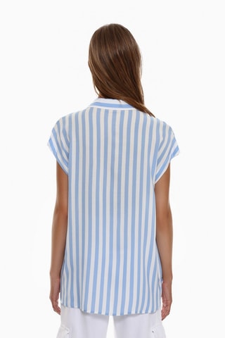 Camicia - Celeste e bianco