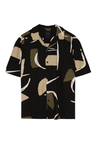 Camicia - Nero e kaki