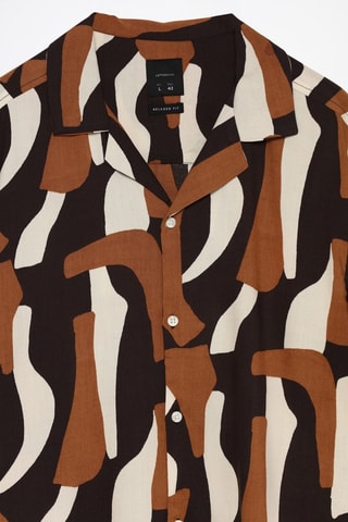 Camicia - Marrone e bianco