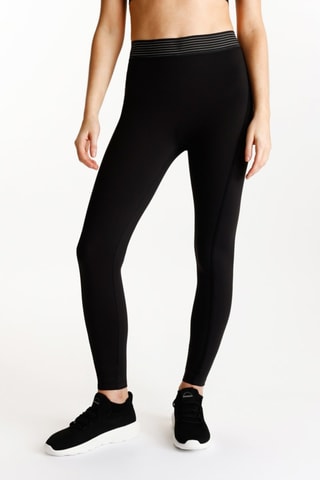 Leggings a vita alta - Nero 