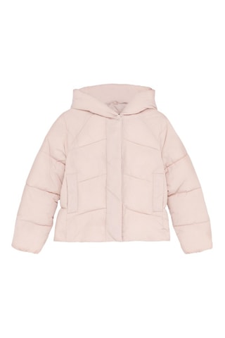 Piumino con cappuccio - Rosa