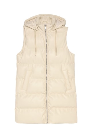 Piumino senza maniche - Beige