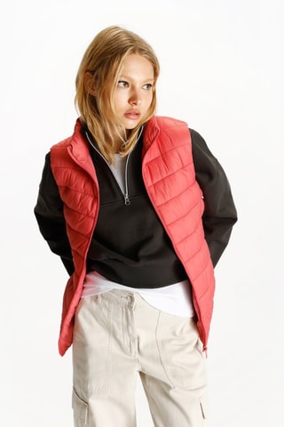 Piumino senza maniche - Rosso