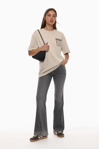 T-shirt oversize - Beige