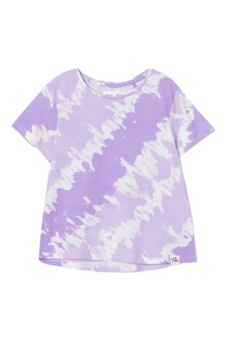 T-shirt tie and dye - Malva