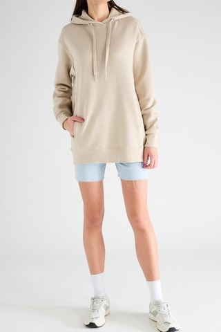 Felpa con cappuccio - Beige