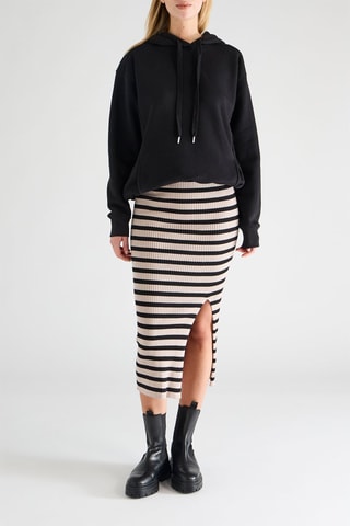 Felpa con cappuccio - Nero