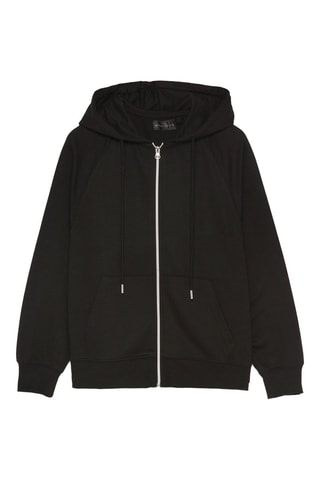 Felpa con cappuccio - Nero