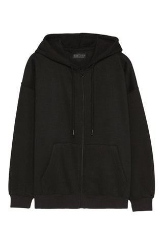 Felpa oversize - Nero