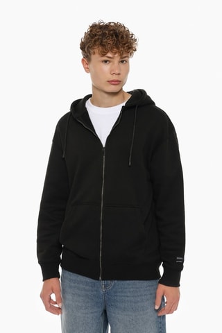 Felpa con cappuccio - Nero