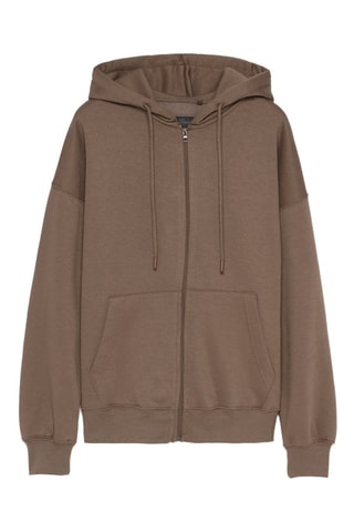 Felpa con cappuccio - Marrone