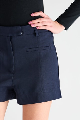 Shorts a vita alta - Navy