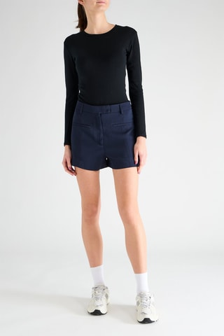 Shorts a vita alta - Navy