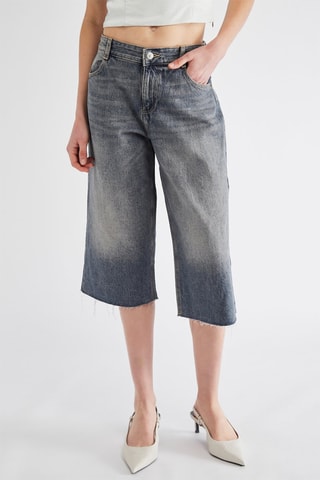 Bermuda in jeans - Blu