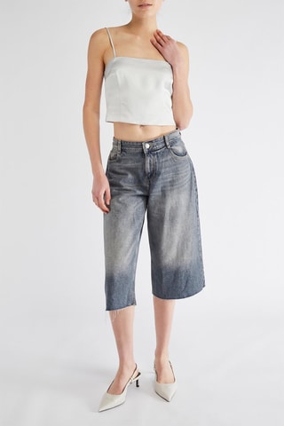 Bermuda in jeans - Blu