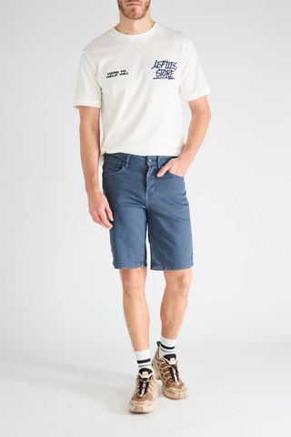 Bermuda in jeans - Petrolio