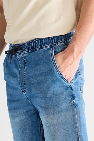 Bermuda in jeans - Azzurro