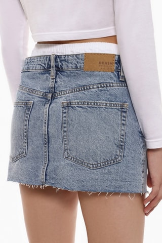 Gonna in jeans - Blu