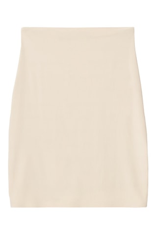 Gonna contenitiva vita alta - Beige