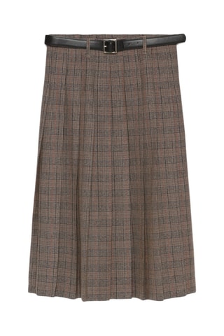 Gonna plissé - Marrone