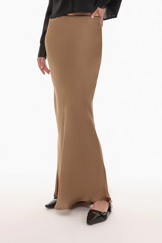 Gonna lunga - Marrone