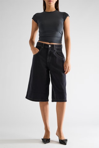 Crop top - Grigio scuro