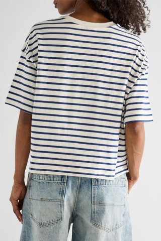 T-shirt - Bianco e blu