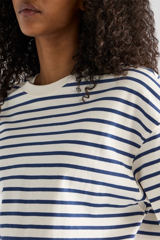 T-shirt - Bianco e blu