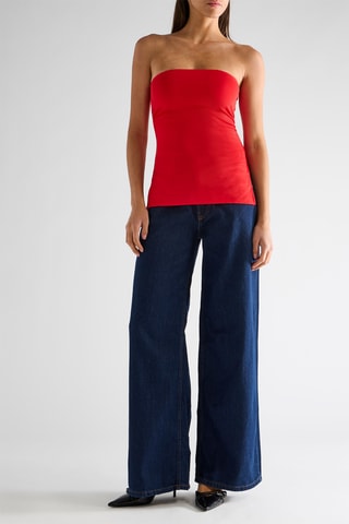 Top senza maniche - Rosso