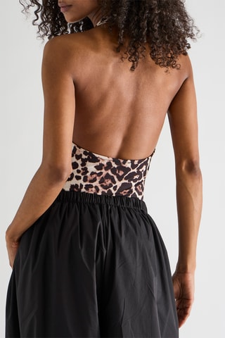 Body senza maniche - Leopardato