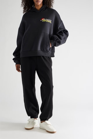 Felpa con cappuccio - Nero