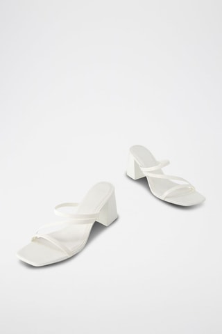 Sandali con tacco - Bianco