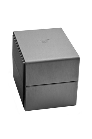 Montre à quartz en cuir - Tachymètre - Noir