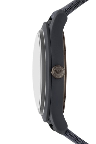 Montre à quartz en textile - Gris