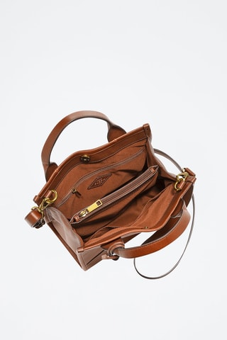 Bolso de piel Kyler - Marrón