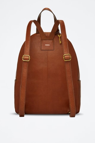 Mochila de piel - Marrón