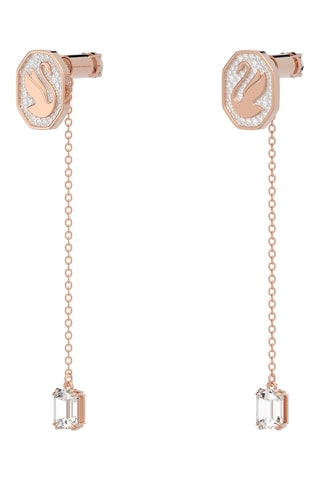 Pendientes con cristales Swarovski Signum - Chapado en oro rosa y circón