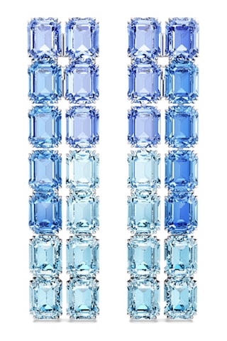 Pendientes con cristales Swarovski - Azul