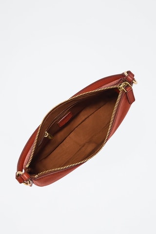 Bandolera de piel Jolie - Rojo