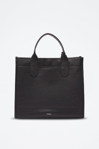 Bolso shopper de piel Kyler - Negro
