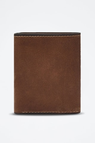 Cartera de piel Jayden - Marrón