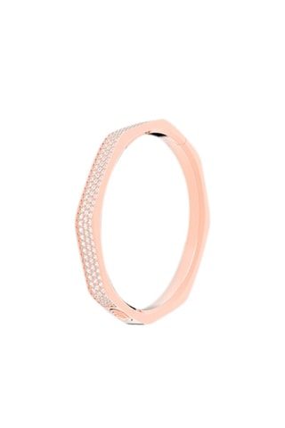 Pulsera con cristales Swarovski Dextera M-L - Chapado en oro rosa