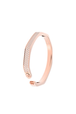 Pulsera con cristales Swarovski Dextera M-L - Chapado en oro rosa