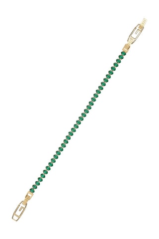 Pulsera Paradise - Dorado y verde esmeralda