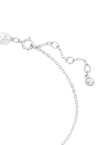 Pulsera de eslabones con cristales Swarovski Hyperbola - Plateado y blanco