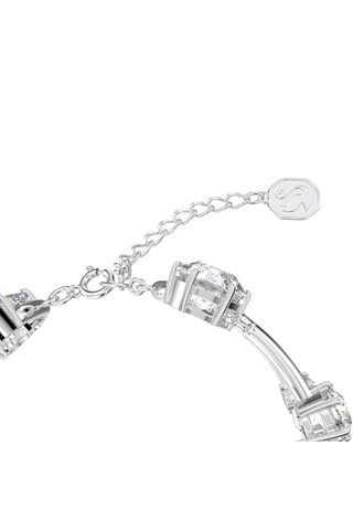 Pulsera de doble vuelta Constella - Plateado y blanco