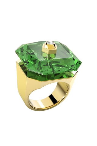 Anillo con cristales Swarovski Numina - Chapado en oro amarillo y circones