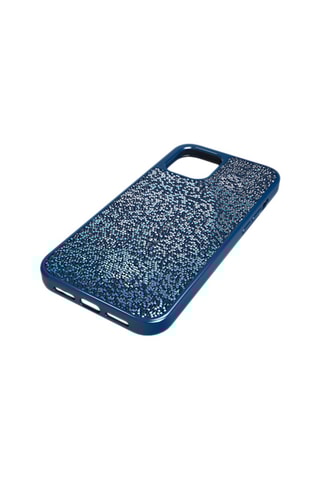 Carcasa iPhone 12 Pro Max con cristales Swarovski Glam Rock - Azul