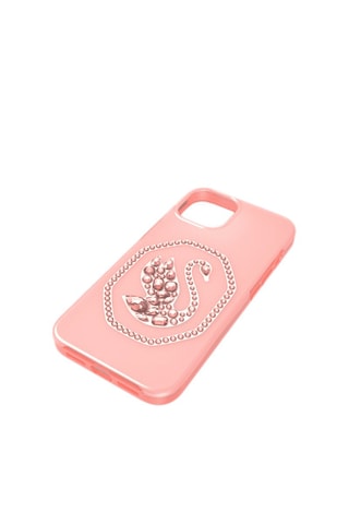 Carcasa iPhone 13 Pro con cristales Swarovski Cygne - Rosa